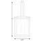 Progress Lighting Mast Collection One-Light Mini-Pendant P500192-020 - alternate 5